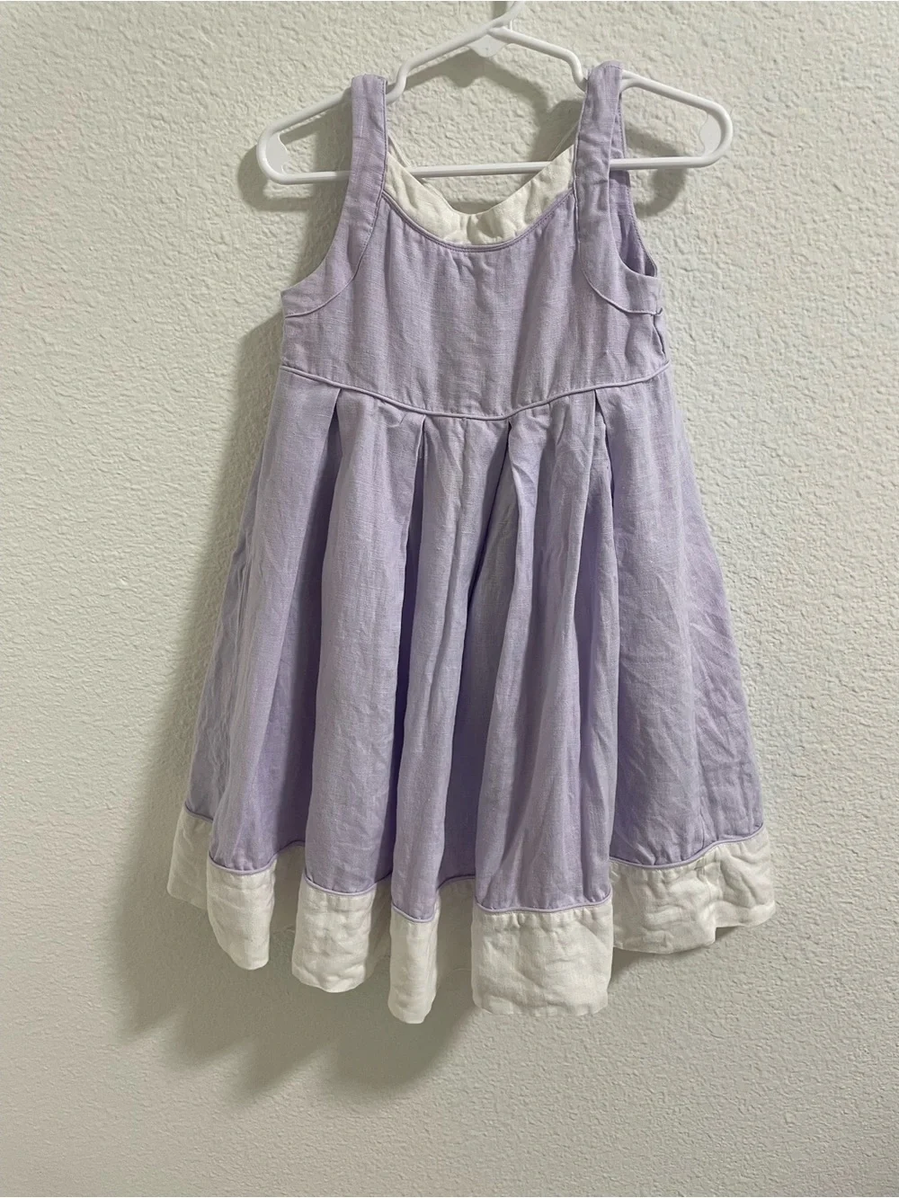 Vintage Janie and Jack linen dress